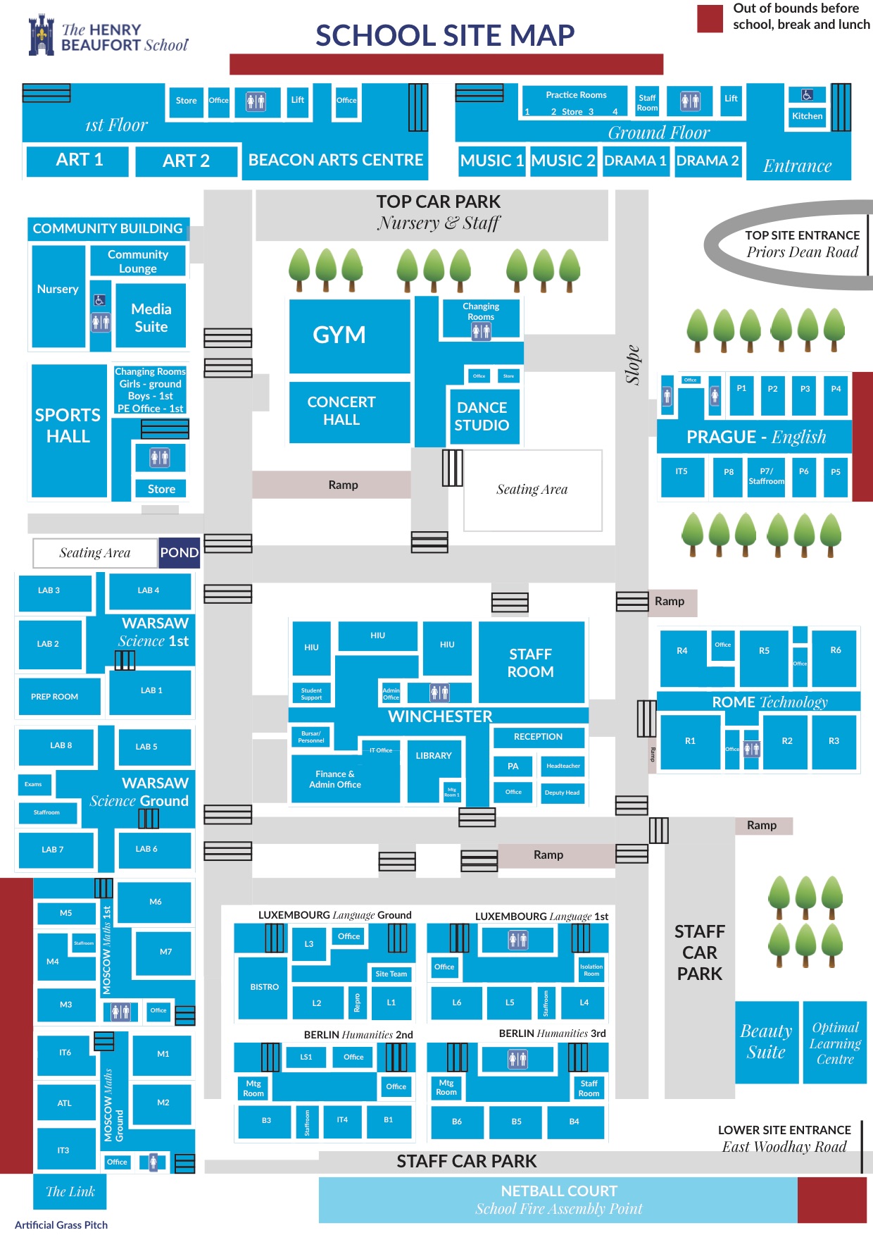 The Henry Beaufort School - Map