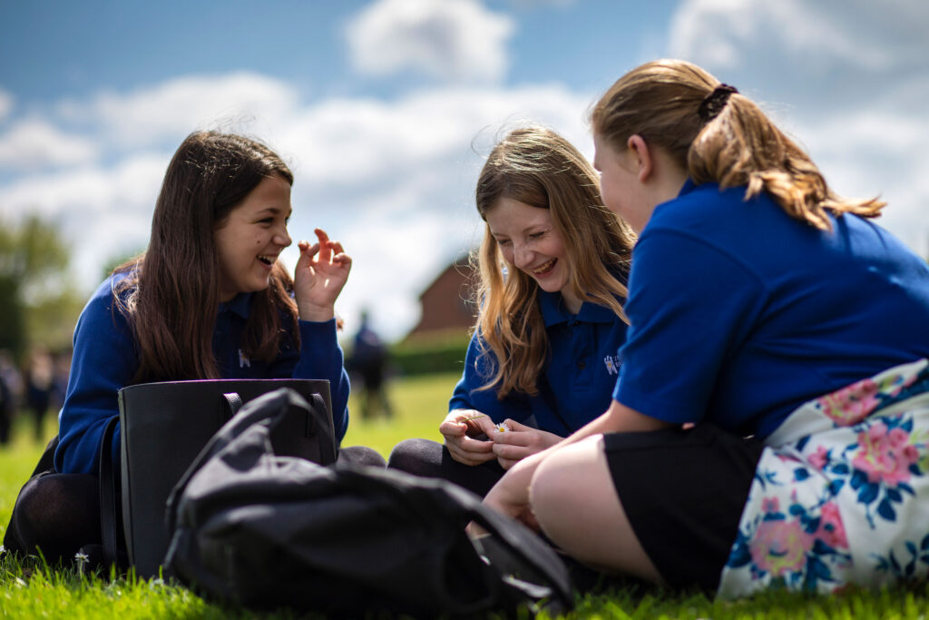 Students at breaktime